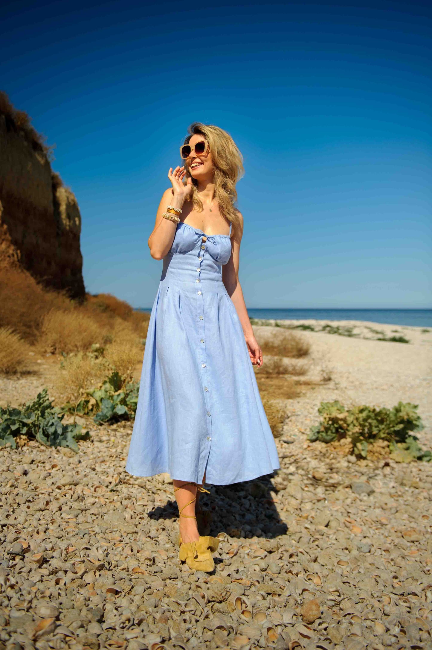 Rochie Vento di Mare Ciel