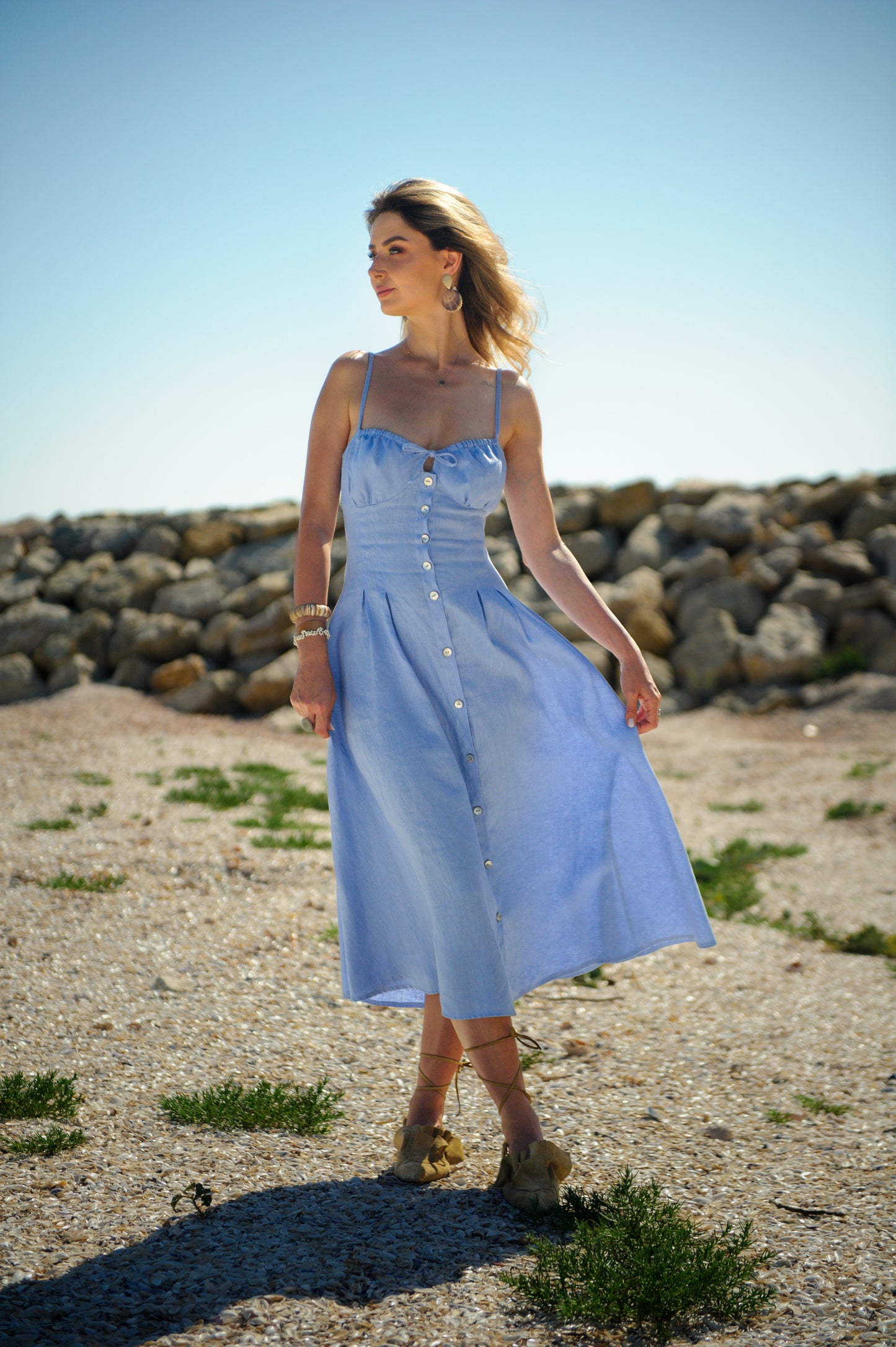 Rochie Vento di Mare Ciel