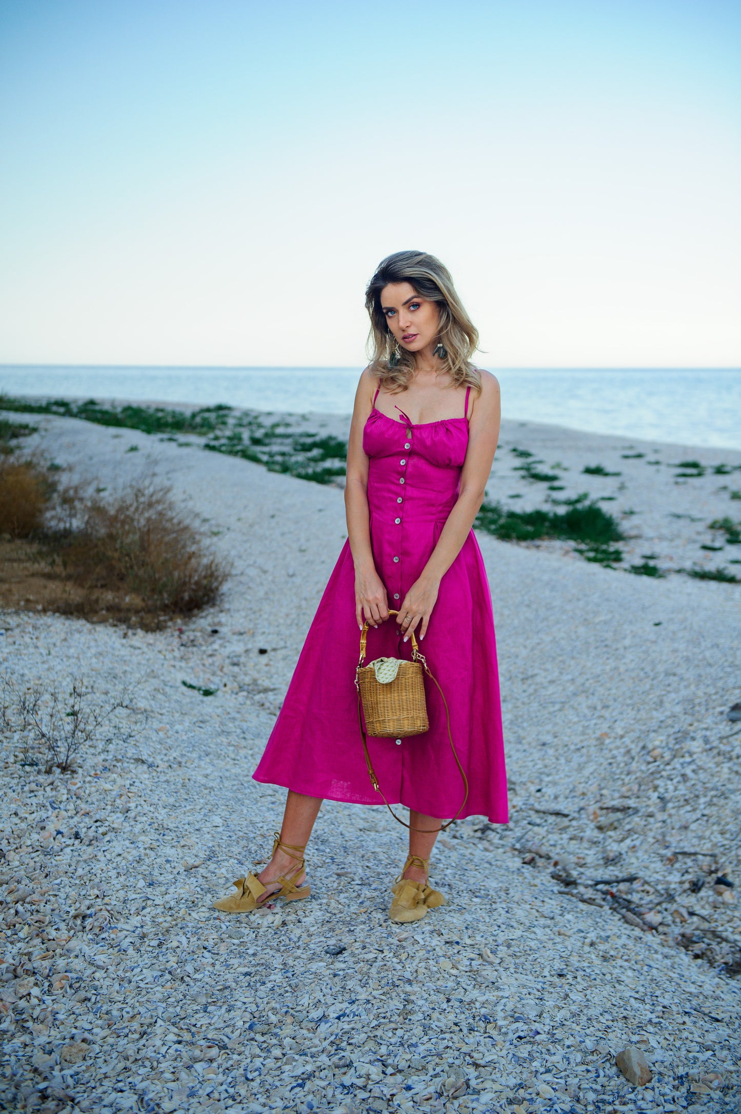 Rochie Vento di Mare Magenta