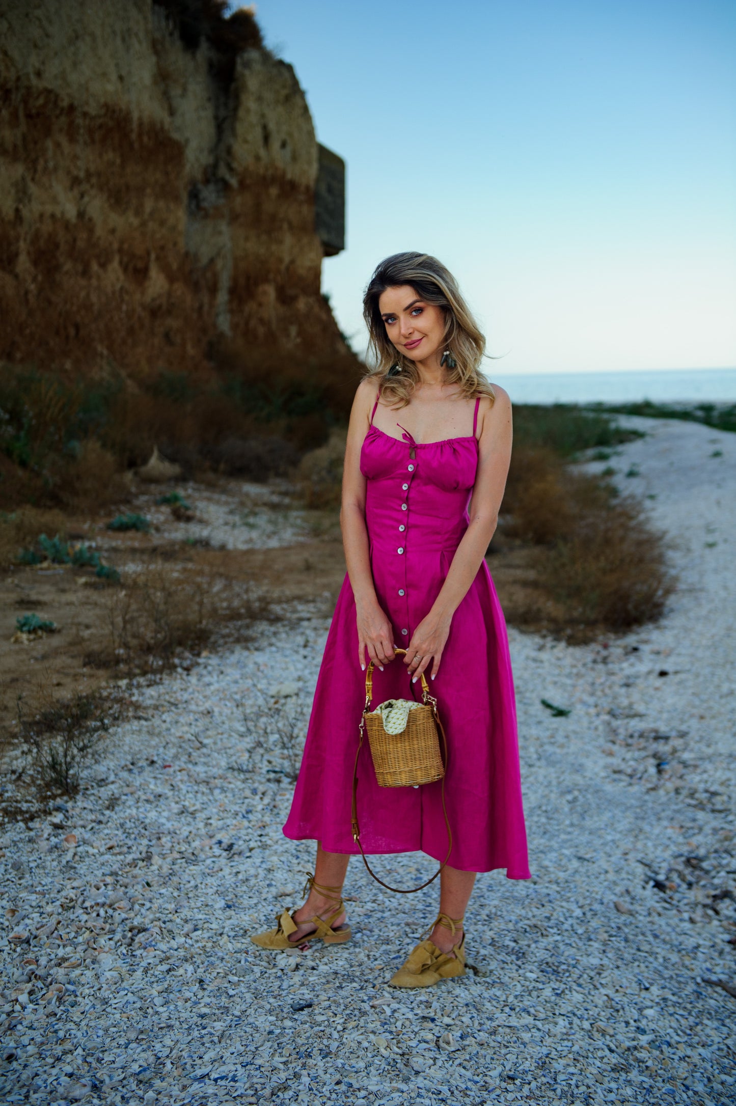Rochie Vento di Mare Magenta