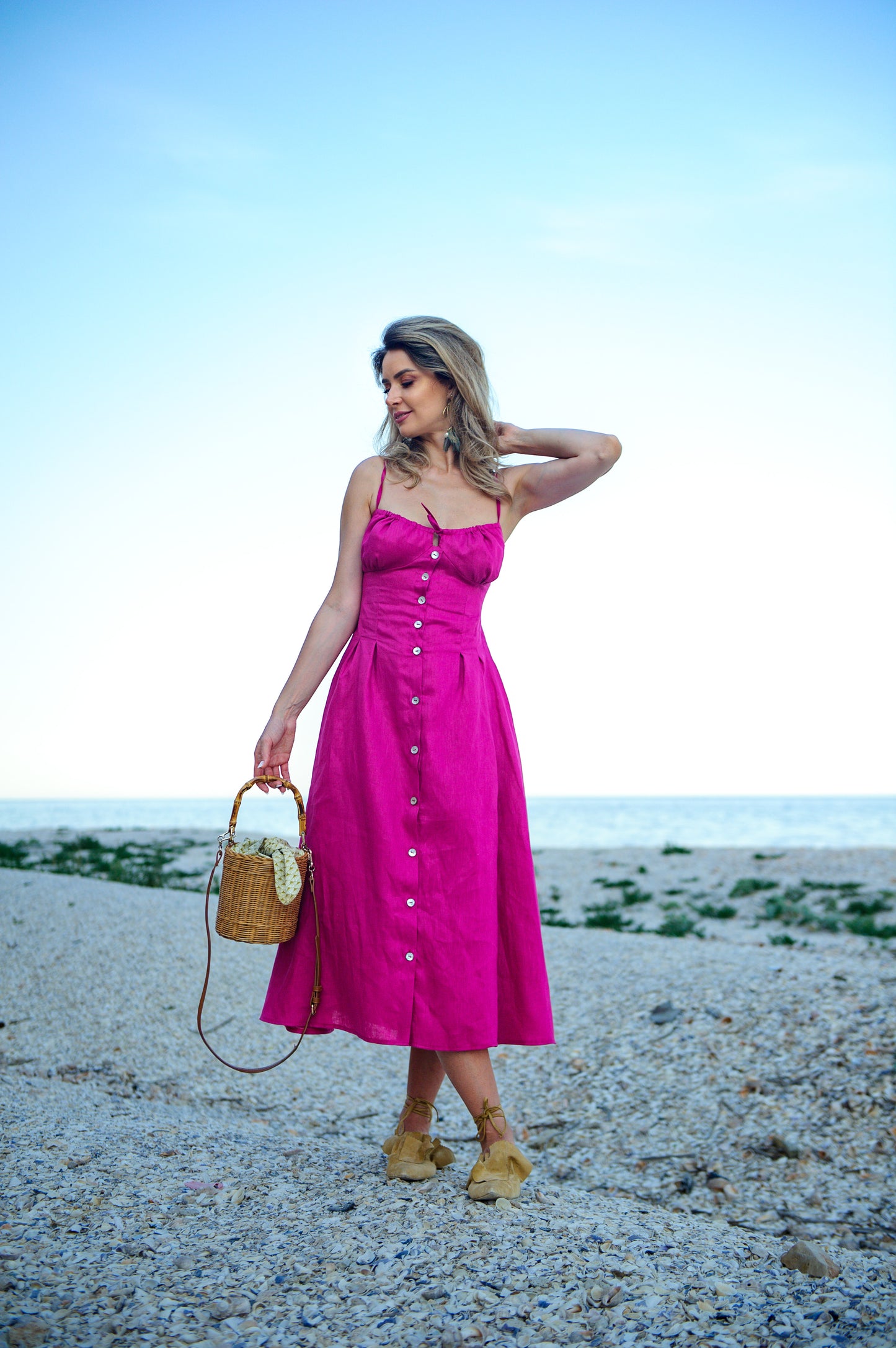 Rochie Vento di Mare Magenta