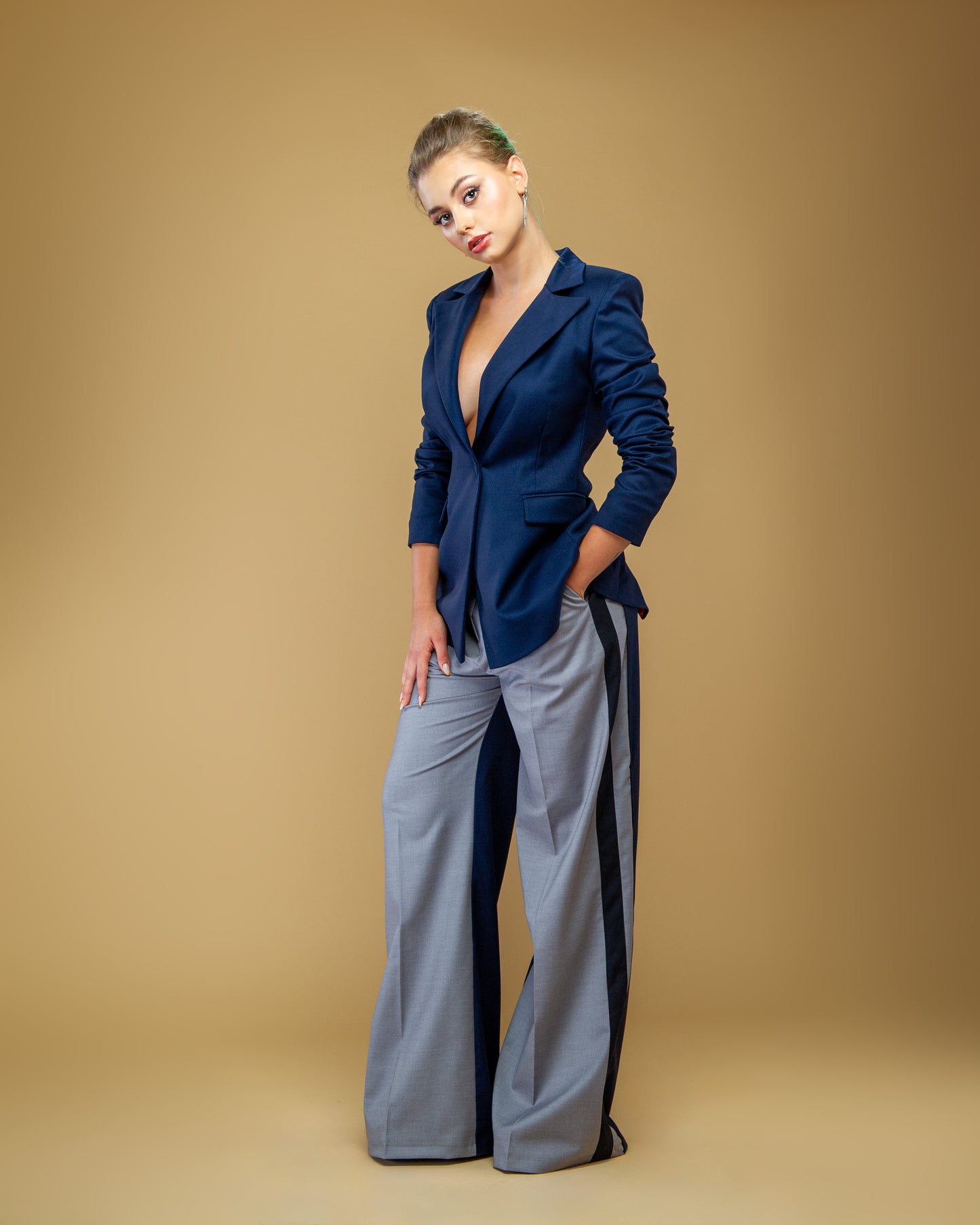 Sacou cambrat Blue Heart