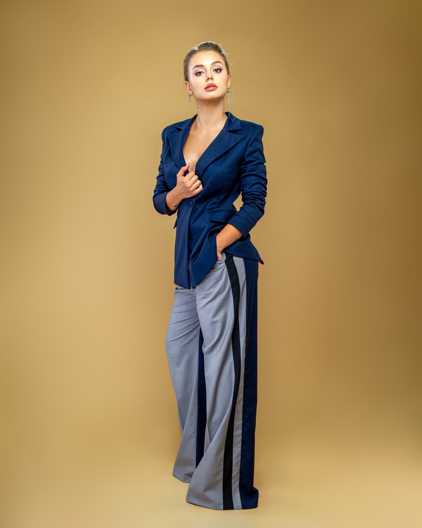 Sacou cambrat Blue Heart