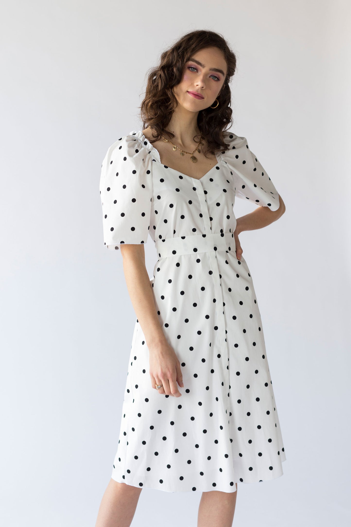Rochie Memory Black Dots