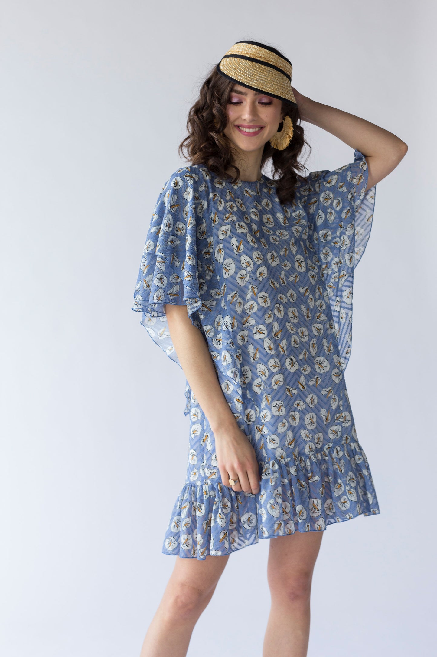 Rochie Wind White Lilies