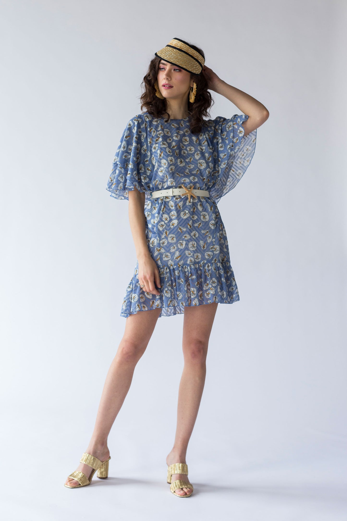 Rochie Wind White Lilies
