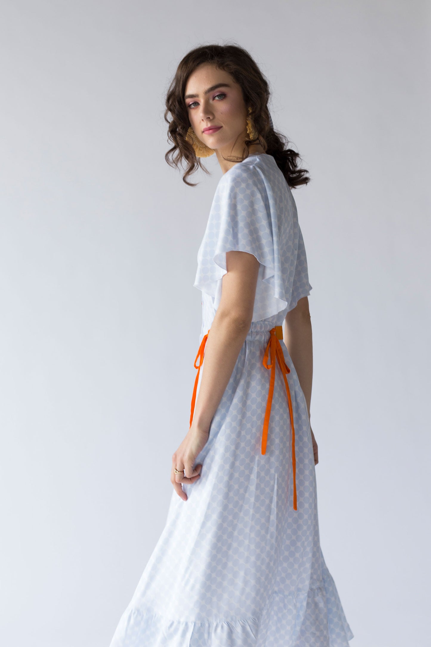 Rochie Untie Me Blue Dots