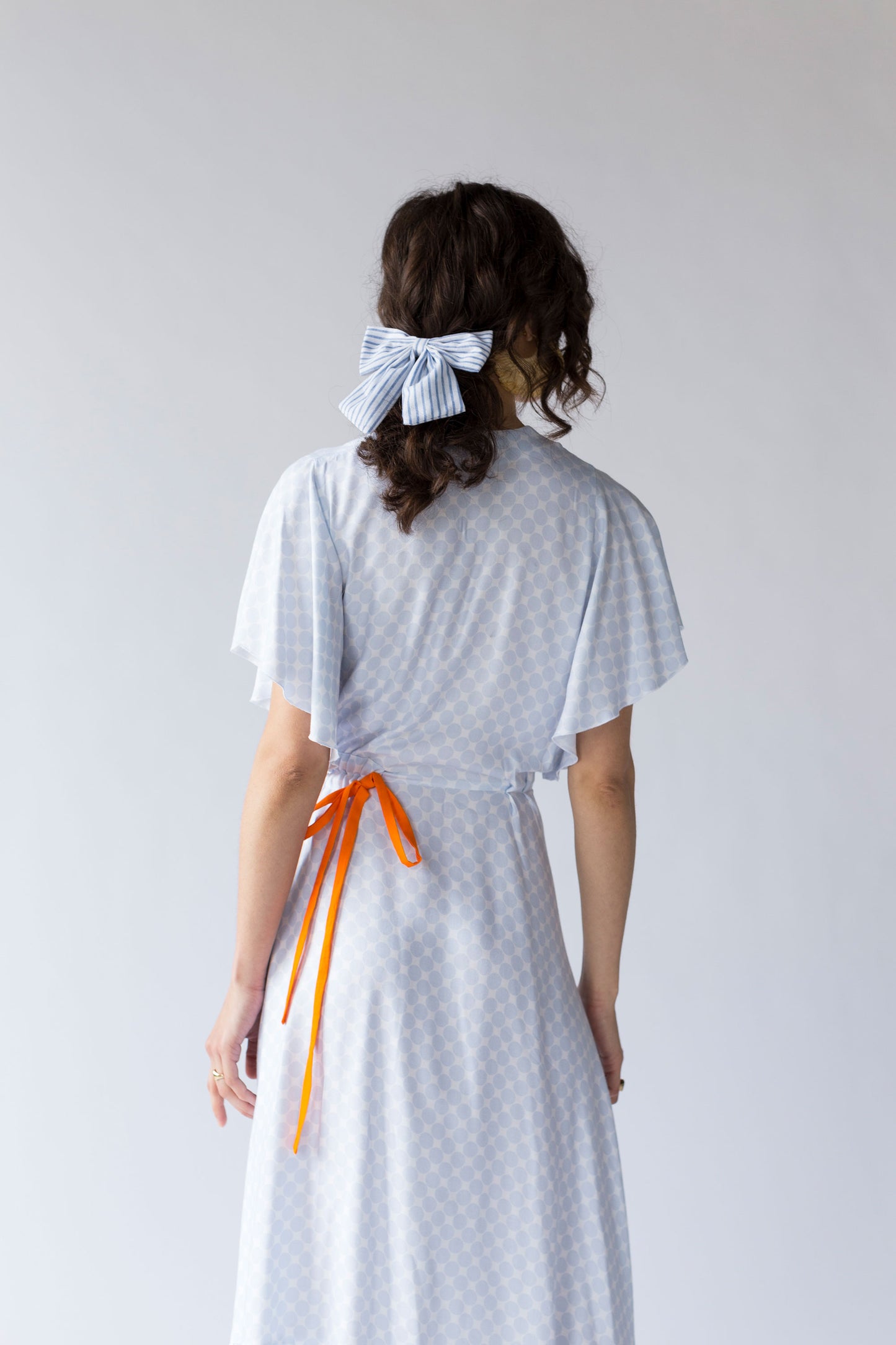 Rochie Untie Me Blue Dots