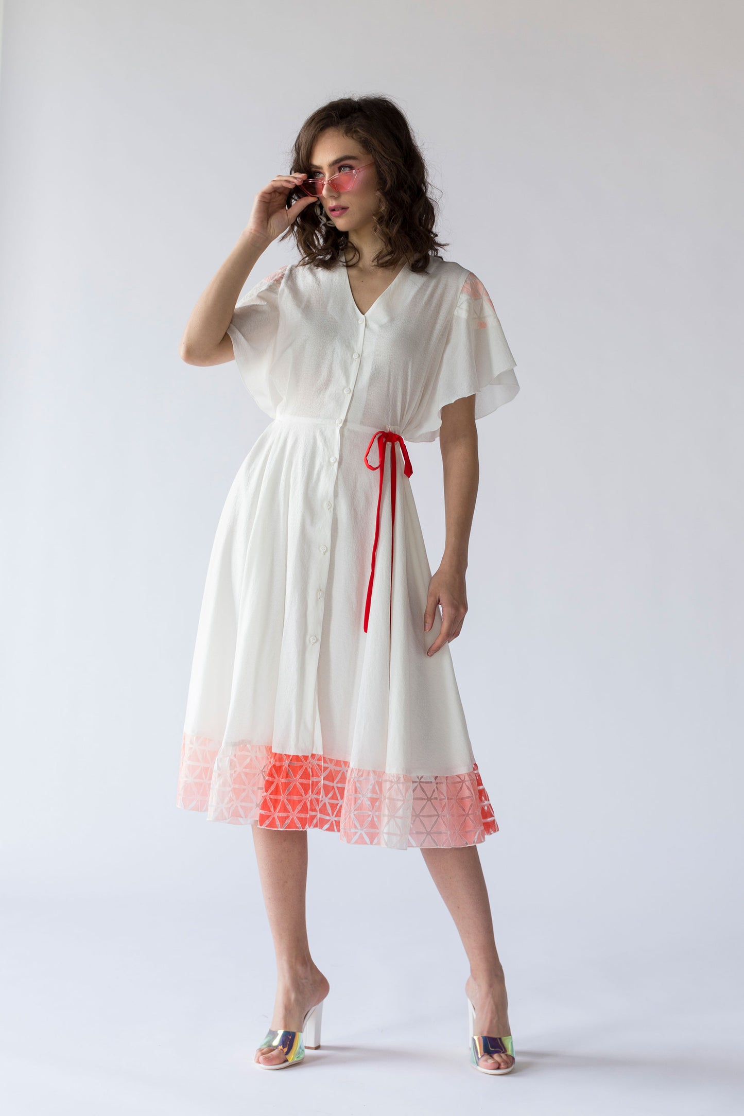 Rochie Untie Me White Ocean