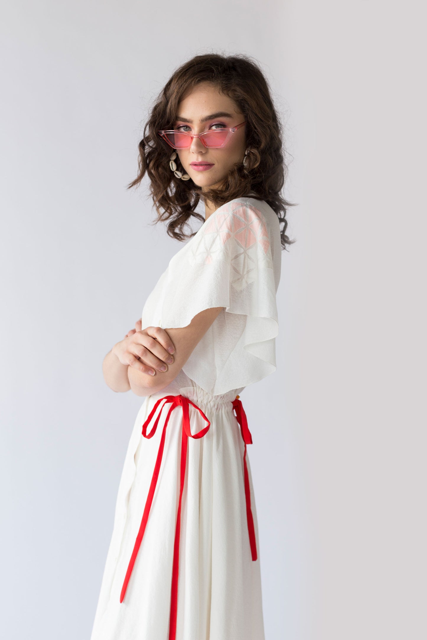 Rochie Untie Me White Ocean