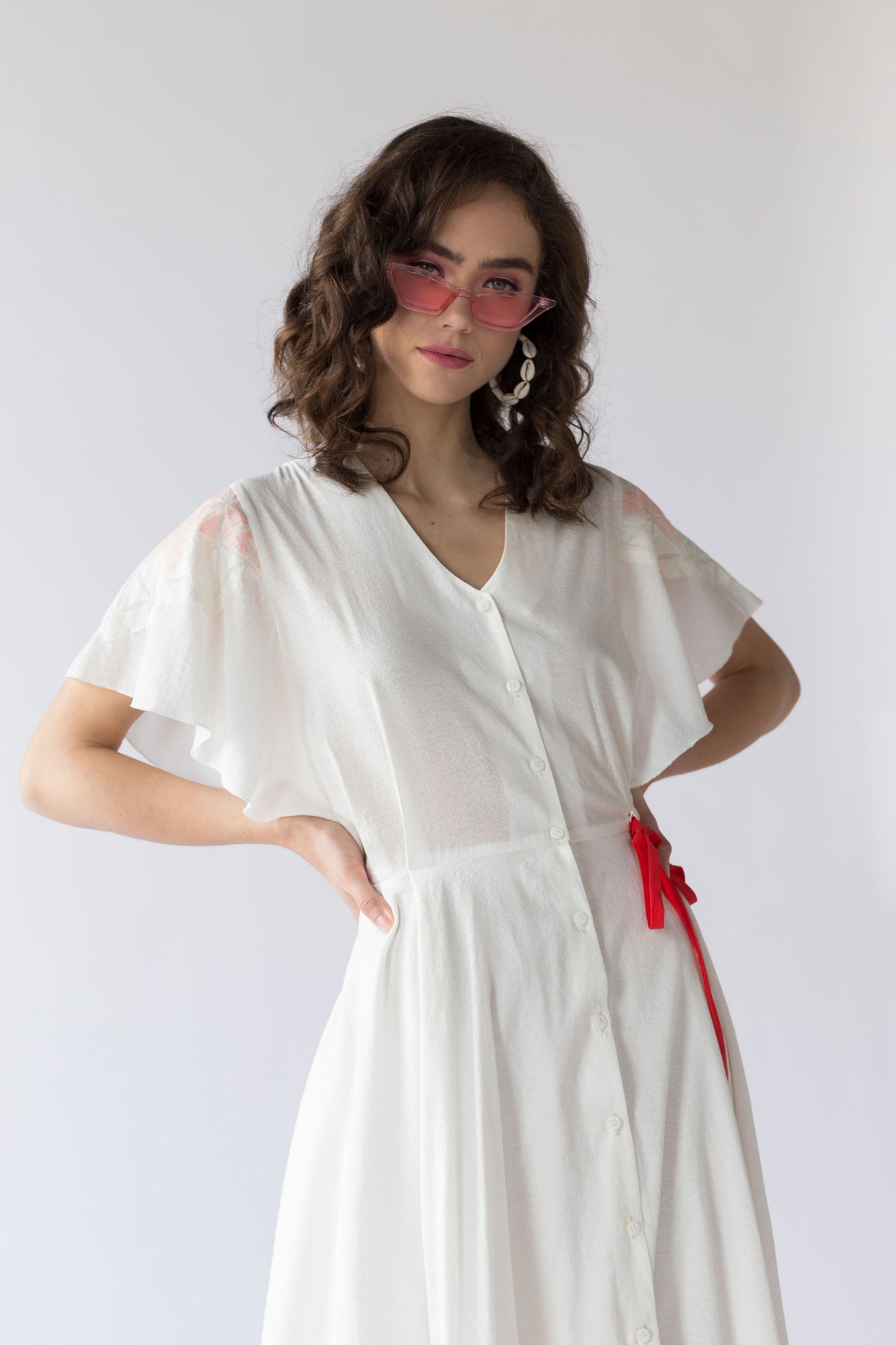 Rochie Untie Me White Ocean