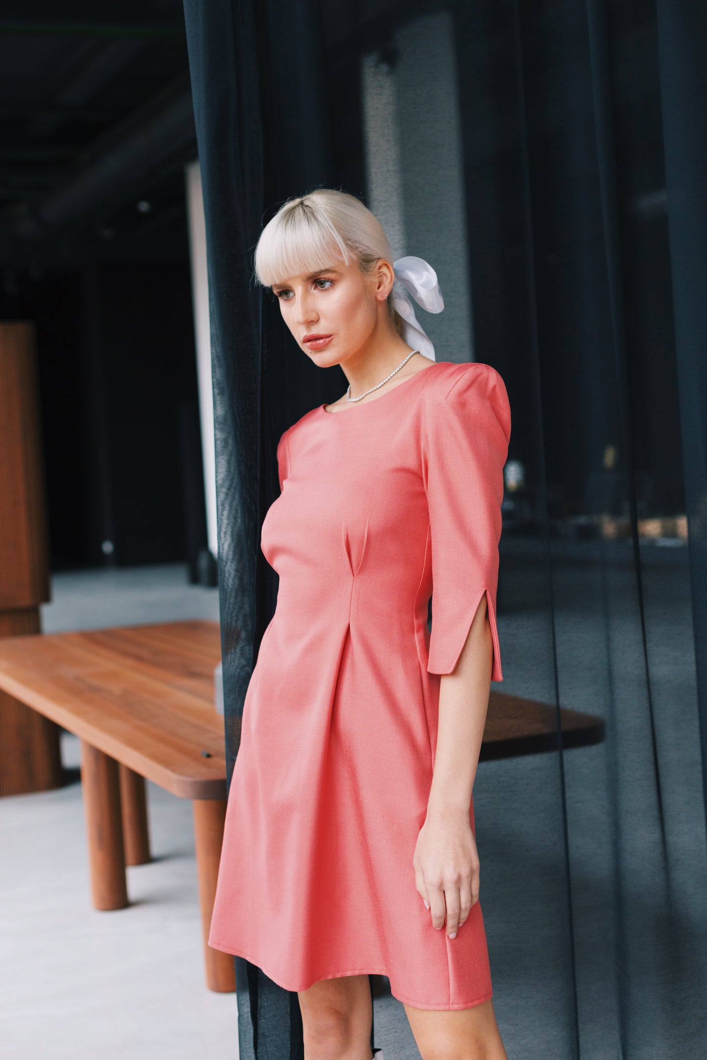 Rochie Love Louder Salmon