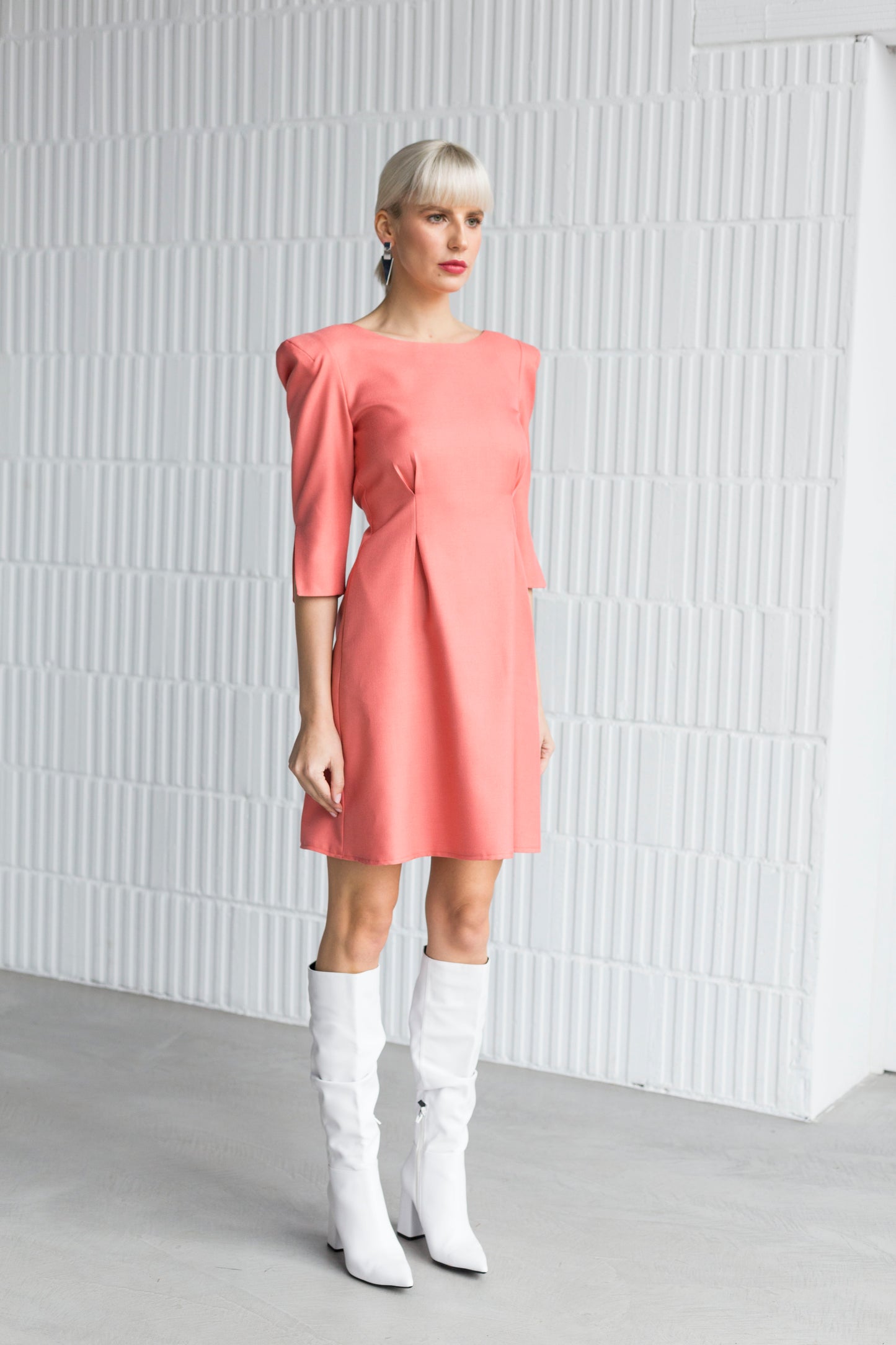 Rochie Love Louder Salmon