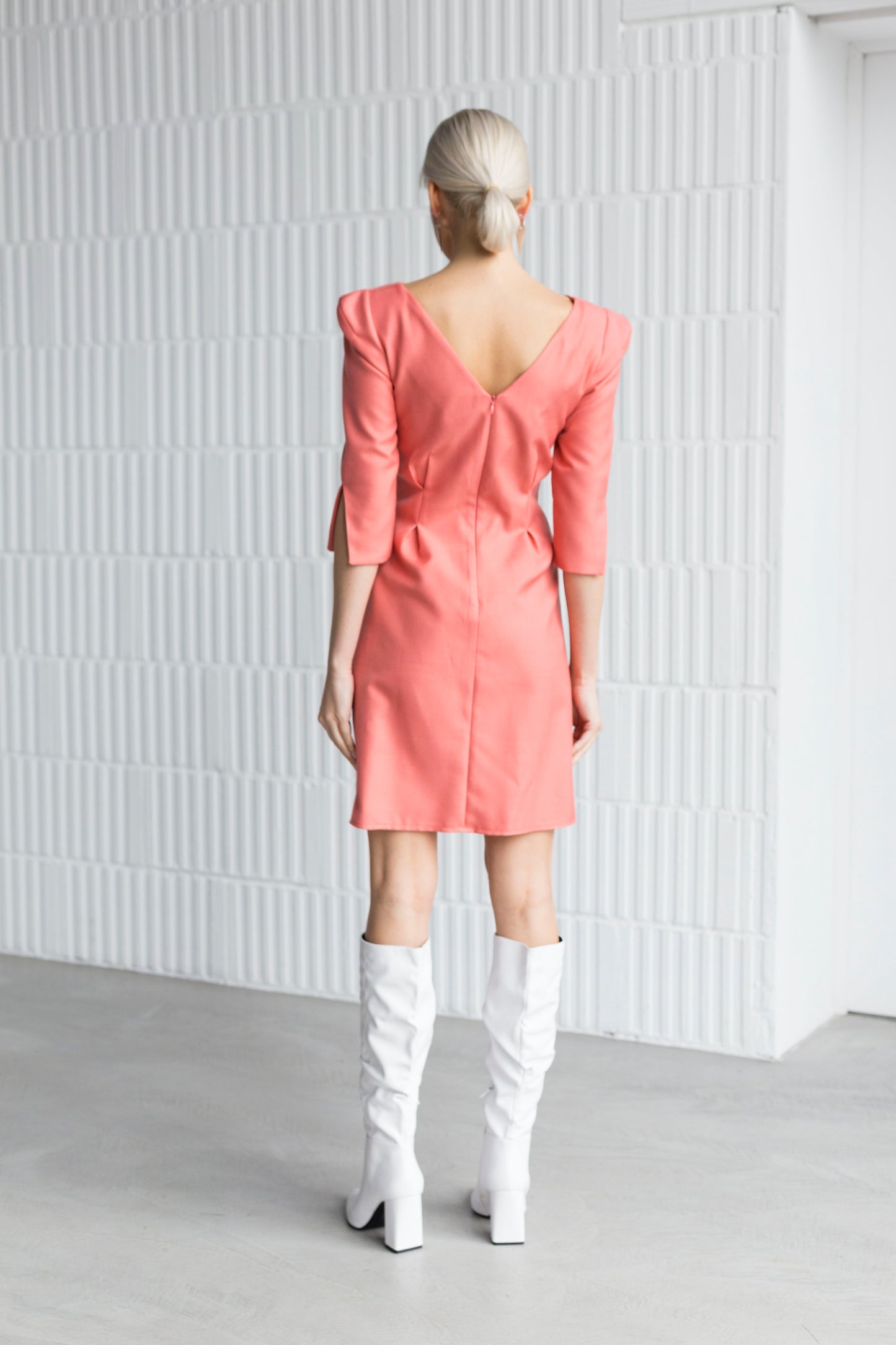 Rochie Love Louder Salmon