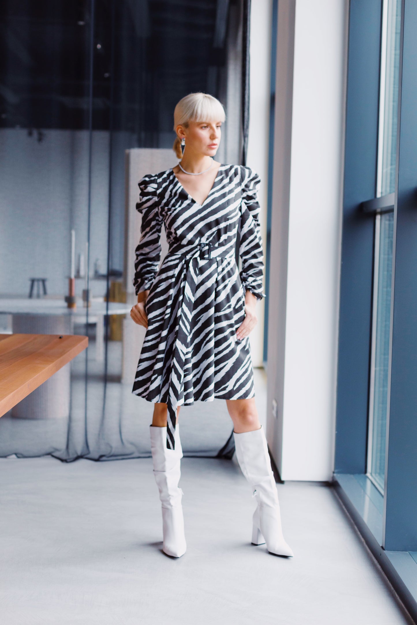 Rochie Wild Zebra