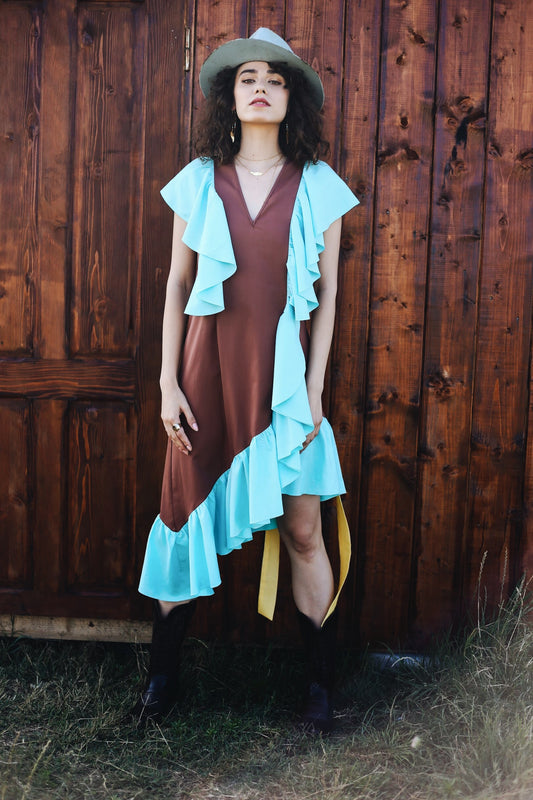 Rochie Like a summer turquoise
